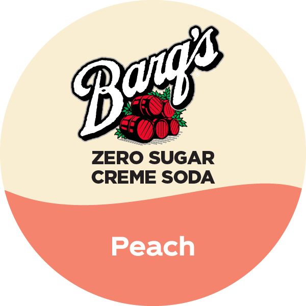 Barqs Zero Sugar Creme Soda Peach