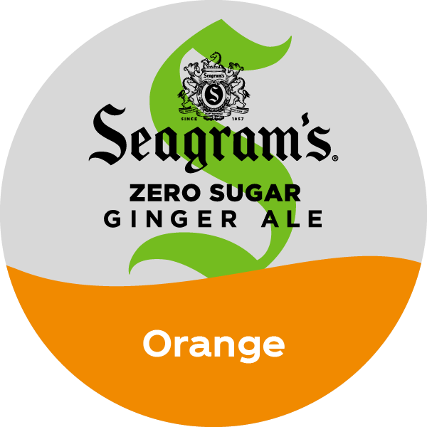 Seagrams Zero Sugar Ginger Ale Orange